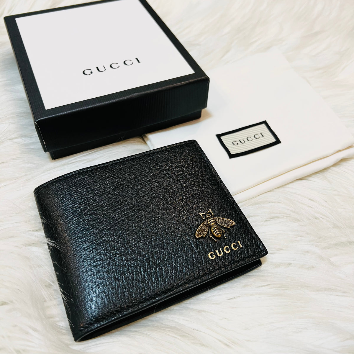 Gucci Animalier leather wallet - ShopStyle