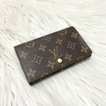 Louis Vuitton Monogram Porte Monnaie Billets Tresor Wallet