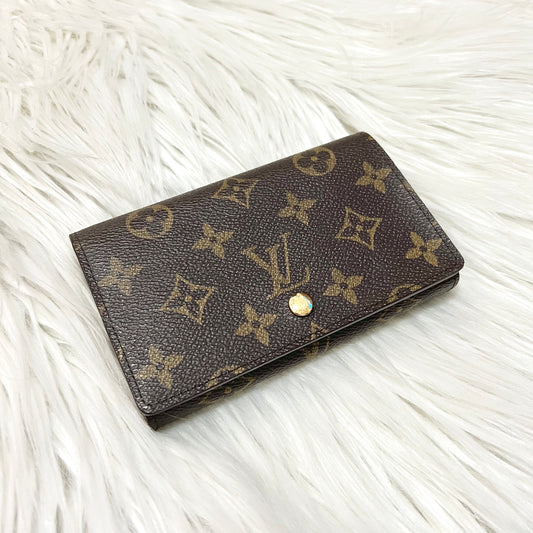 Louis Vuitton Monogram Porte Monnaie Billets Tresor Wallet