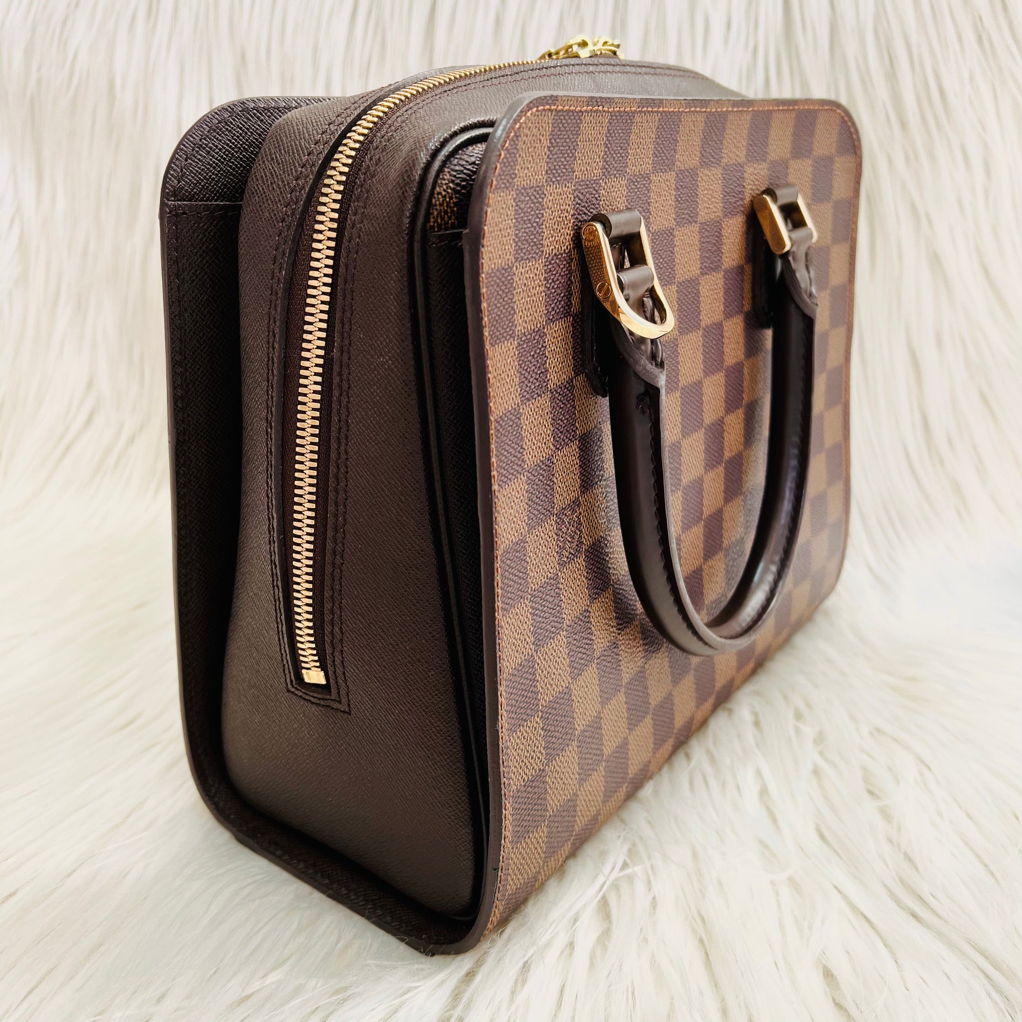 Louis Vuitton Louis Vuitton Triana Damier Canvas Handbag